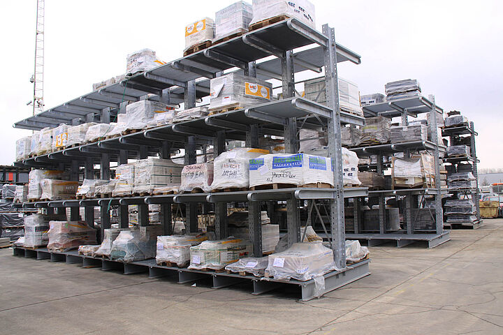 cantilever racking galvanized