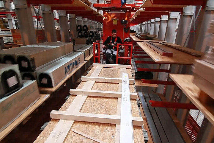 cantilever racking, automated warehouse, stacker crane