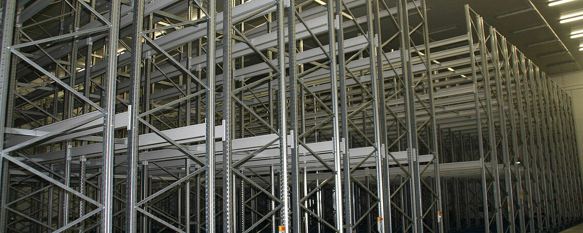 mobile racking pallet rack