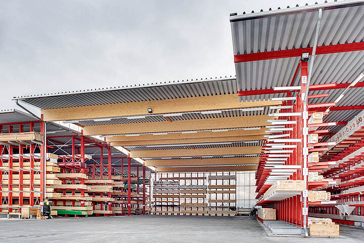cantilever racking warehouse