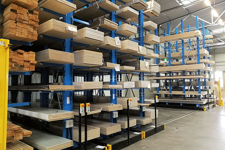 mobile cantilever racking