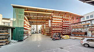 cantilever racking warehouse