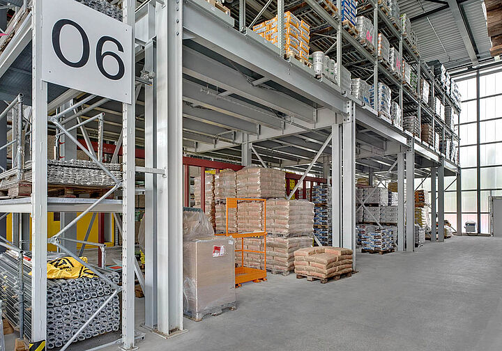 Mezzanine floor building material