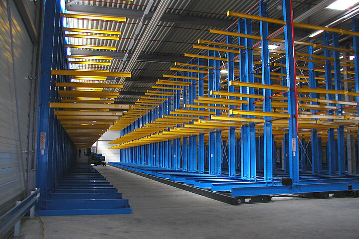 mobile racking system, cantilever racking