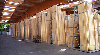 vertical racking system for timber traders