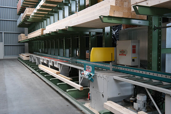 cantilever racking, timber storage