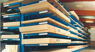 cantilever racking systems for timber storage