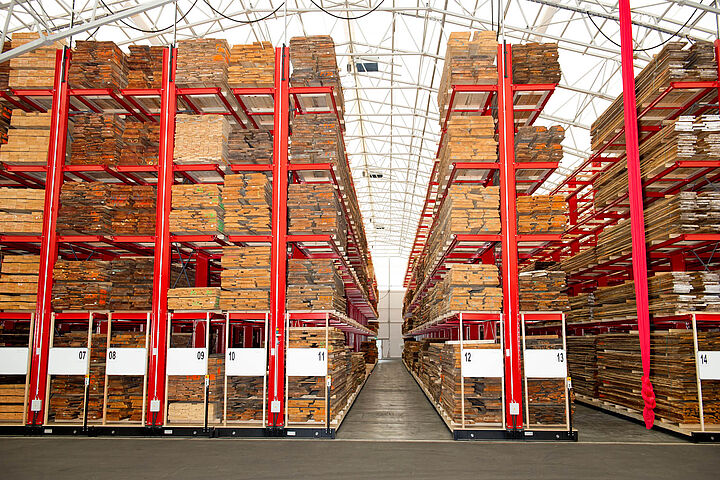 mobile cantilever racking