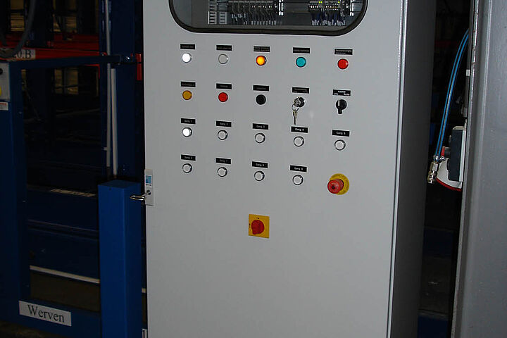switch cabinet for mobile cantilever racking