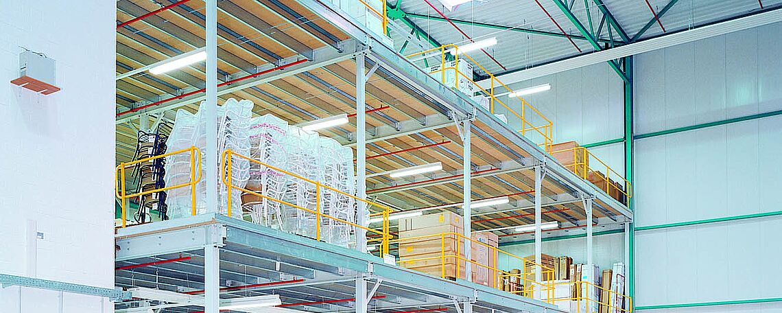 mezzanine floors for woodworking companies