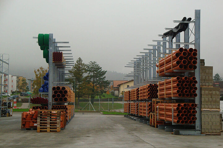 cantilever racking galvanized