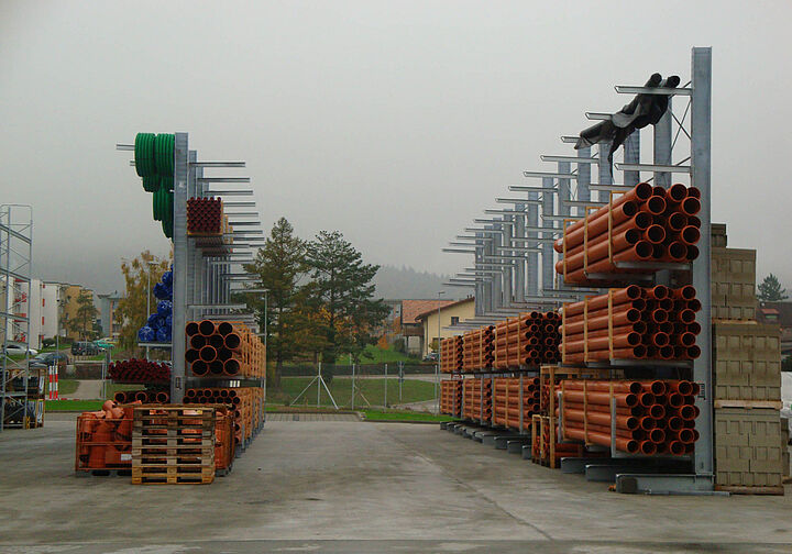 cantilever racking galvanized